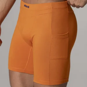 شورت پادار بلند نارنجی