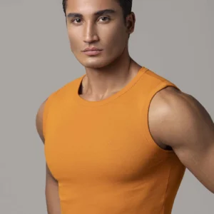 تاپ مردانه اسپرت فیت نارنجی