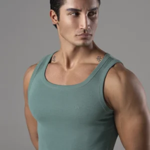 رکابی مردانه اسپورت سبز روشن